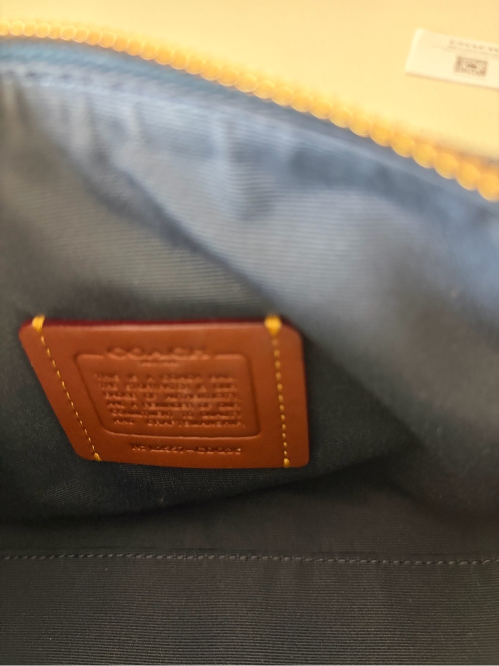 Coach Denim Mini Rowan Satchel Signature crossbody bag - Picture 5 of 7